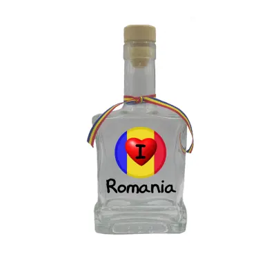 I love romania, sticla cu mesaj plata, 500 ml, model divgs179 08